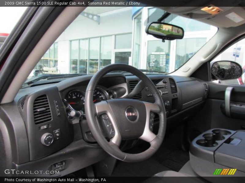 Sonoma Red Metallic / Ebony 2009 GMC Sierra 1500 SLE Regular Cab 4x4