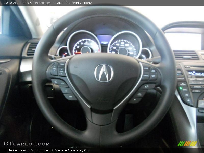 Basque Red Pearl / Ebony 2010 Acura TL 3.5 Technology