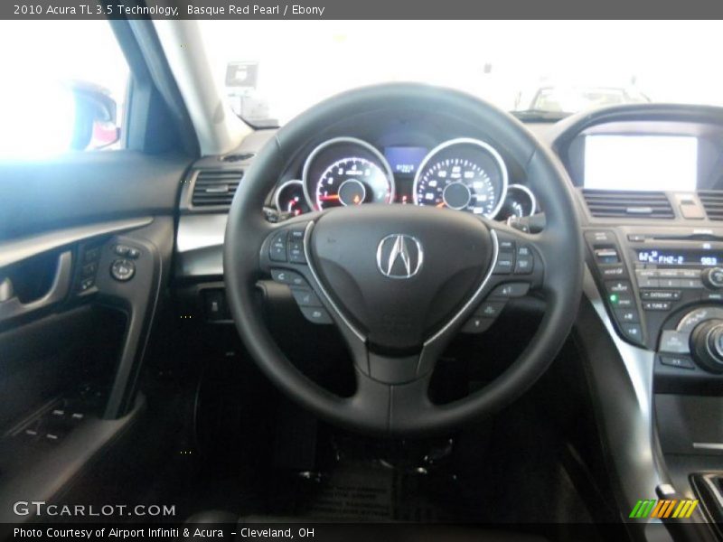 Basque Red Pearl / Ebony 2010 Acura TL 3.5 Technology