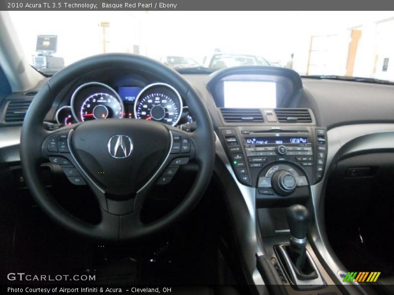 Basque Red Pearl / Ebony 2010 Acura TL 3.5 Technology