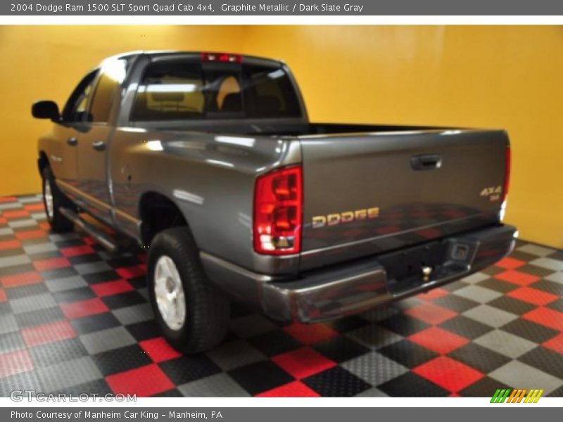 Graphite Metallic / Dark Slate Gray 2004 Dodge Ram 1500 SLT Sport Quad Cab 4x4