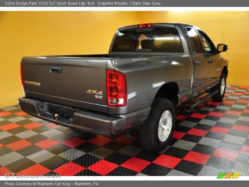 Graphite Metallic / Dark Slate Gray 2004 Dodge Ram 1500 SLT Sport Quad Cab 4x4