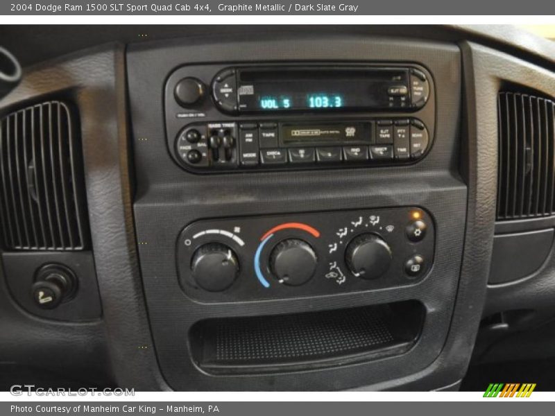 Graphite Metallic / Dark Slate Gray 2004 Dodge Ram 1500 SLT Sport Quad Cab 4x4