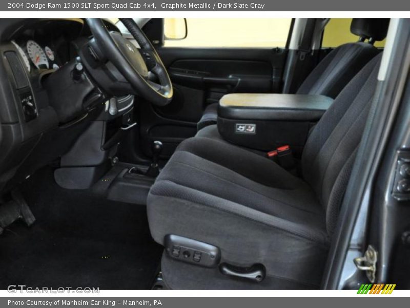 Graphite Metallic / Dark Slate Gray 2004 Dodge Ram 1500 SLT Sport Quad Cab 4x4