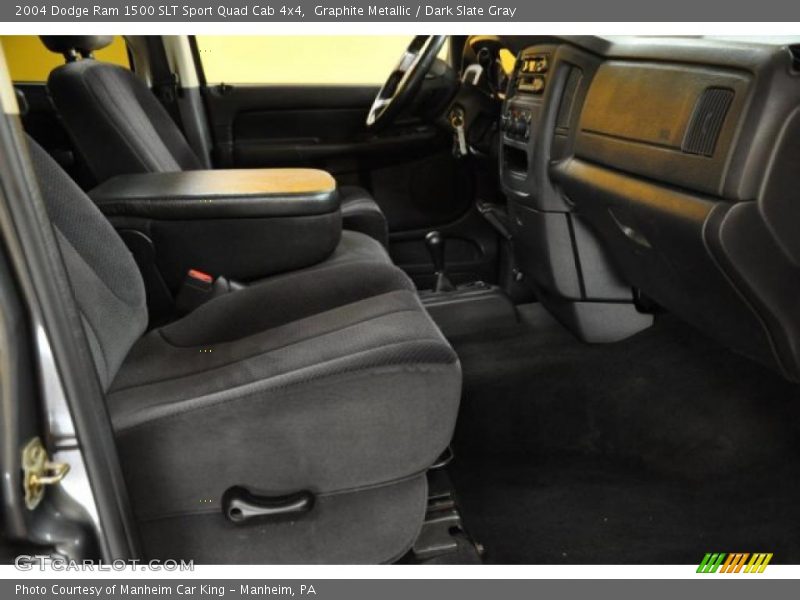 Graphite Metallic / Dark Slate Gray 2004 Dodge Ram 1500 SLT Sport Quad Cab 4x4