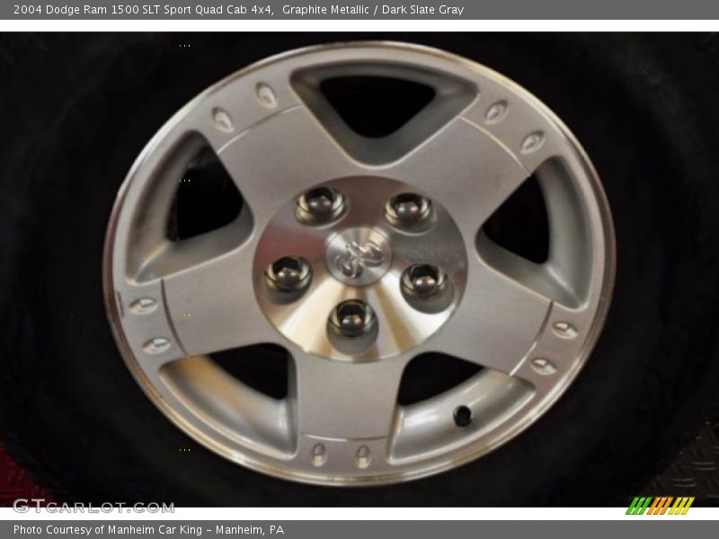 Graphite Metallic / Dark Slate Gray 2004 Dodge Ram 1500 SLT Sport Quad Cab 4x4