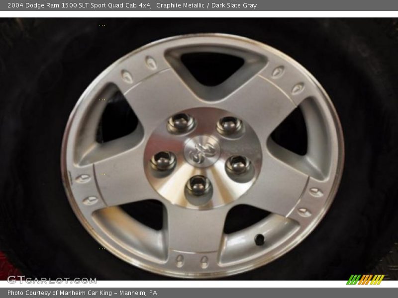 Graphite Metallic / Dark Slate Gray 2004 Dodge Ram 1500 SLT Sport Quad Cab 4x4
