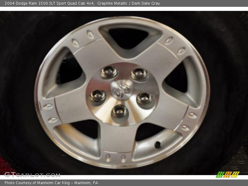 Graphite Metallic / Dark Slate Gray 2004 Dodge Ram 1500 SLT Sport Quad Cab 4x4