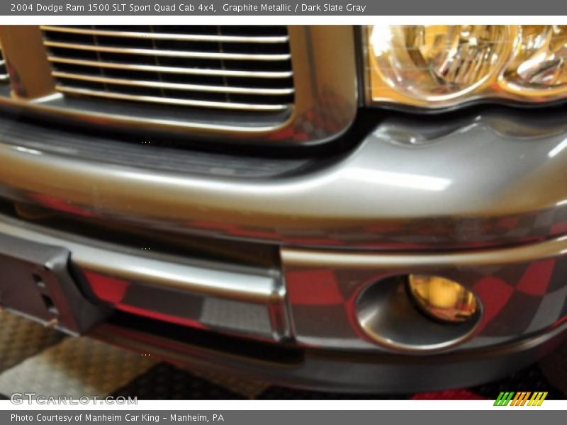 Graphite Metallic / Dark Slate Gray 2004 Dodge Ram 1500 SLT Sport Quad Cab 4x4