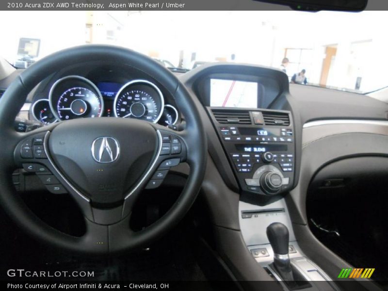 Dashboard of 2010 ZDX AWD Technology