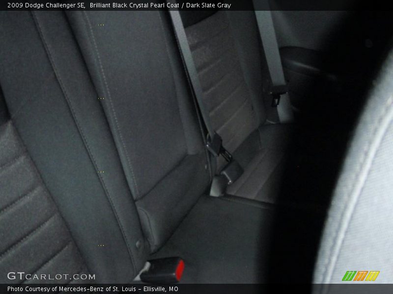 Brilliant Black Crystal Pearl Coat / Dark Slate Gray 2009 Dodge Challenger SE