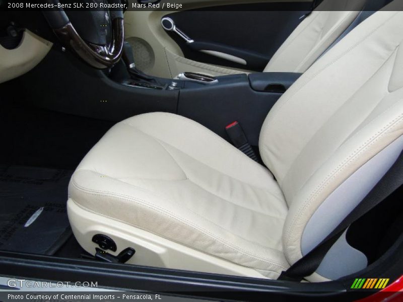 Mars Red / Beige 2008 Mercedes-Benz SLK 280 Roadster