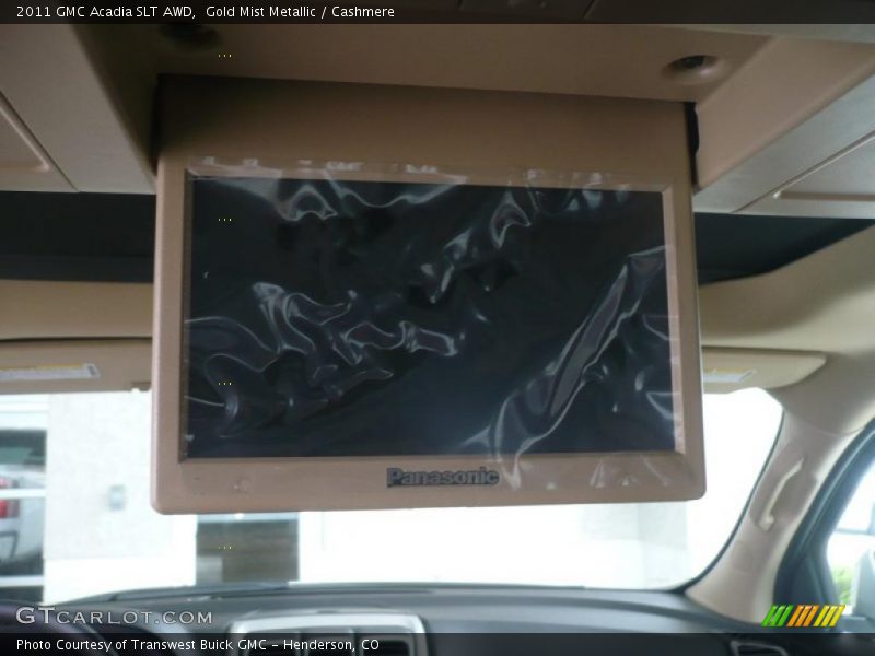 Gold Mist Metallic / Cashmere 2011 GMC Acadia SLT AWD