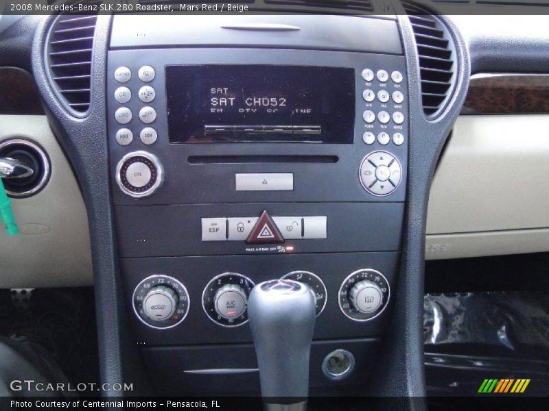 Mars Red / Beige 2008 Mercedes-Benz SLK 280 Roadster