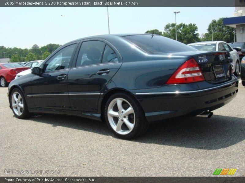 Black Opal Metallic / Ash 2005 Mercedes-Benz C 230 Kompressor Sedan
