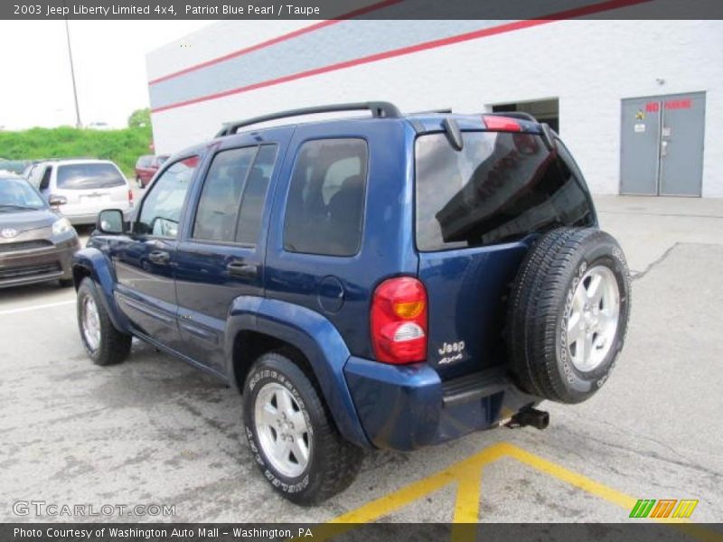 Patriot Blue Pearl / Taupe 2003 Jeep Liberty Limited 4x4
