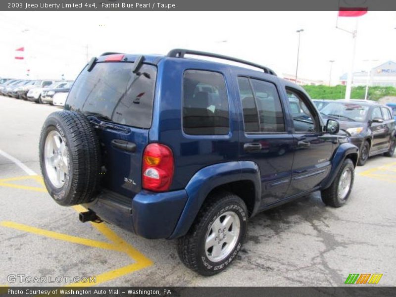 Patriot Blue Pearl / Taupe 2003 Jeep Liberty Limited 4x4