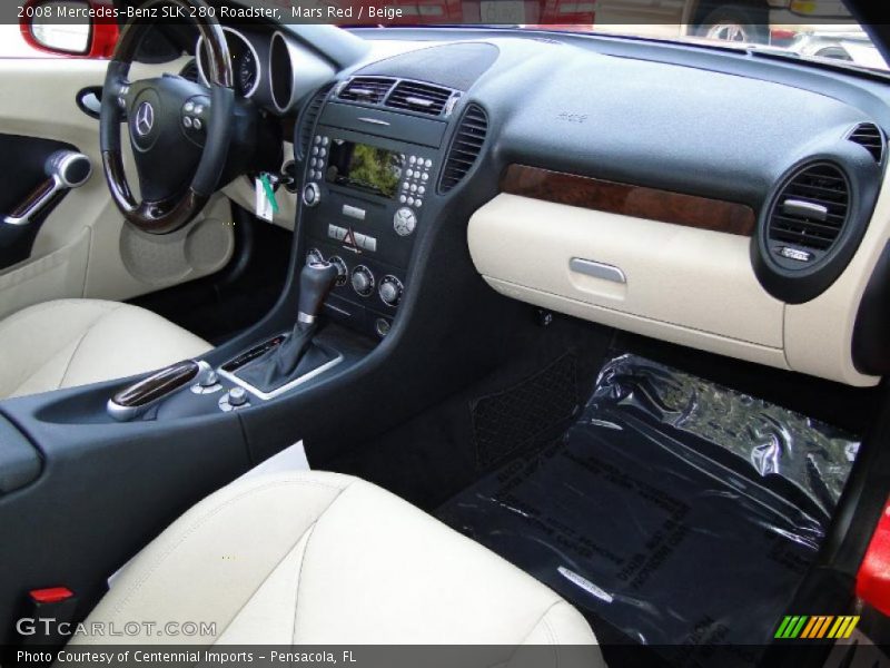Mars Red / Beige 2008 Mercedes-Benz SLK 280 Roadster