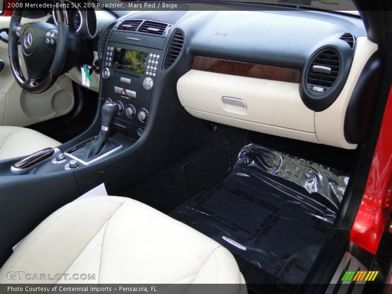 Mars Red / Beige 2008 Mercedes-Benz SLK 280 Roadster