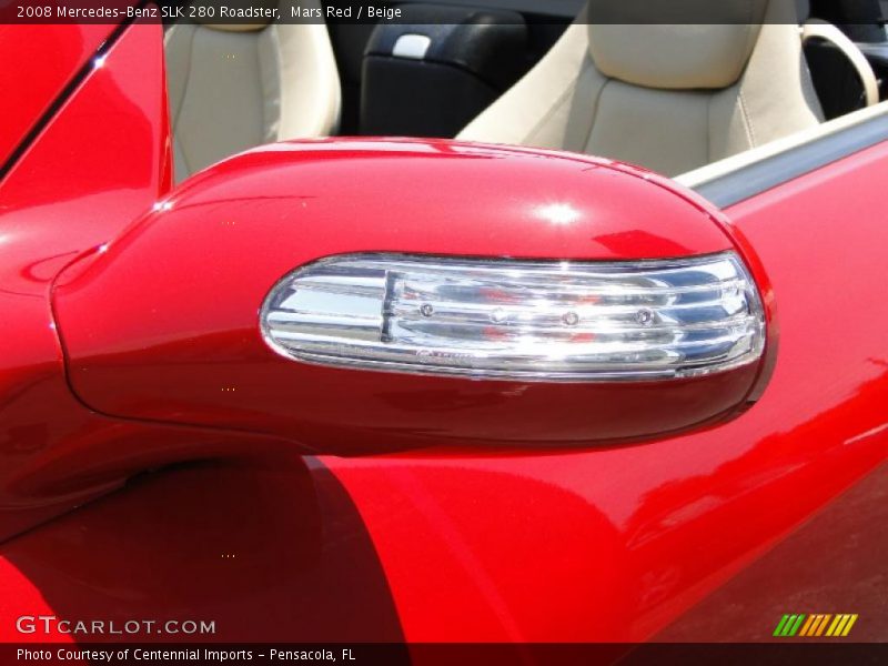 Mars Red / Beige 2008 Mercedes-Benz SLK 280 Roadster