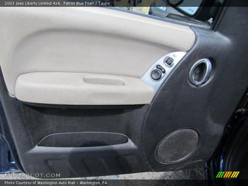 Patriot Blue Pearl / Taupe 2003 Jeep Liberty Limited 4x4