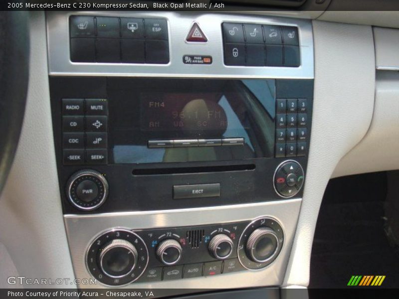 Black Opal Metallic / Ash 2005 Mercedes-Benz C 230 Kompressor Sedan