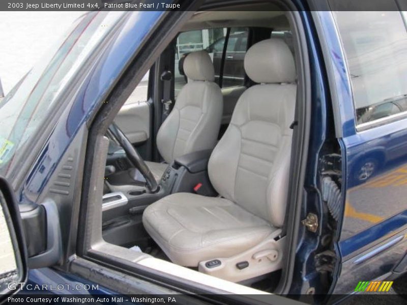 Patriot Blue Pearl / Taupe 2003 Jeep Liberty Limited 4x4
