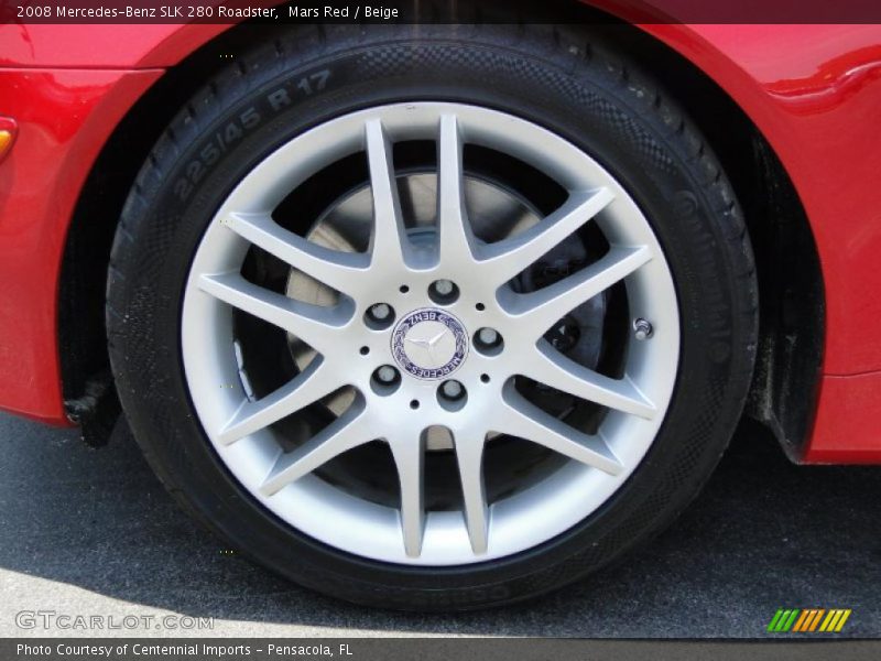 Mars Red / Beige 2008 Mercedes-Benz SLK 280 Roadster