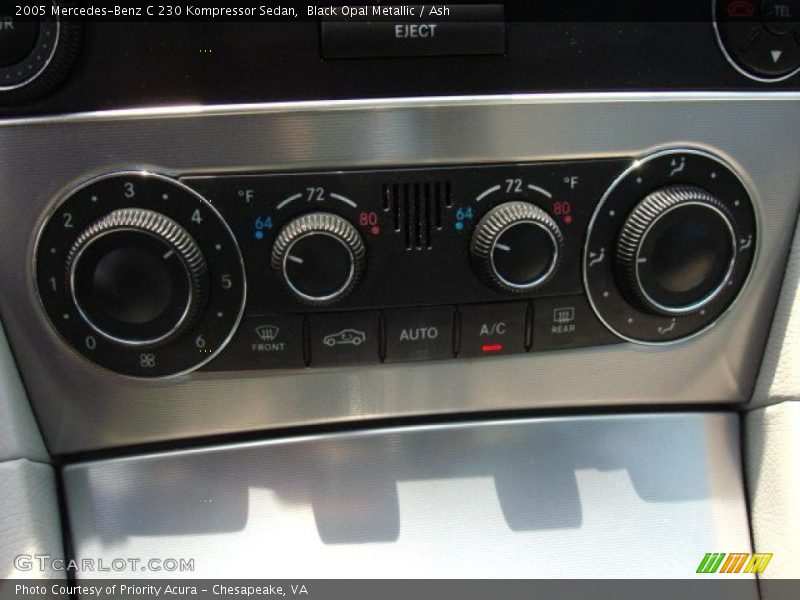 Black Opal Metallic / Ash 2005 Mercedes-Benz C 230 Kompressor Sedan