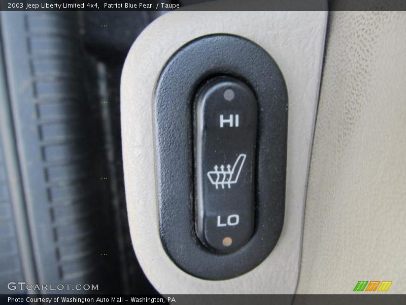 Patriot Blue Pearl / Taupe 2003 Jeep Liberty Limited 4x4