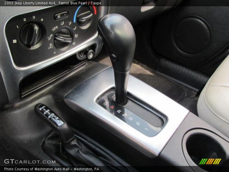 Patriot Blue Pearl / Taupe 2003 Jeep Liberty Limited 4x4
