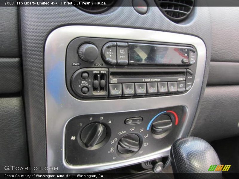 Patriot Blue Pearl / Taupe 2003 Jeep Liberty Limited 4x4