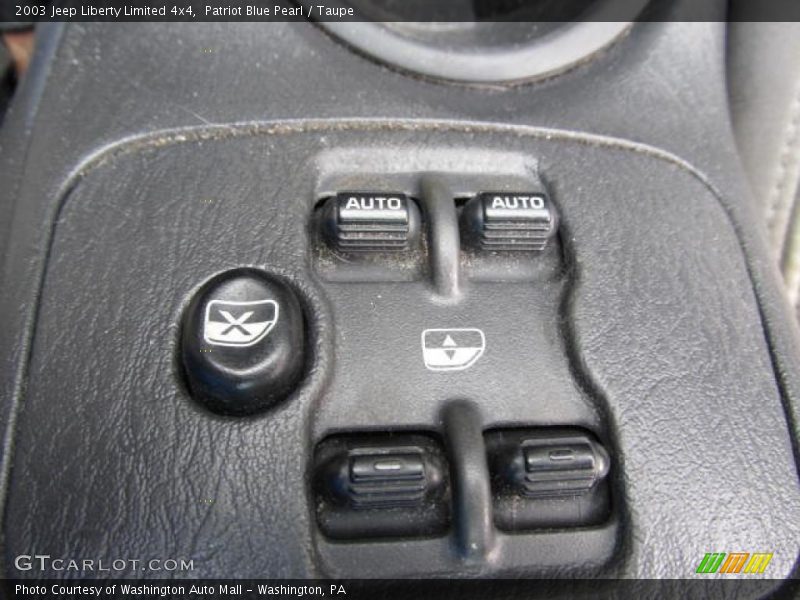 Patriot Blue Pearl / Taupe 2003 Jeep Liberty Limited 4x4