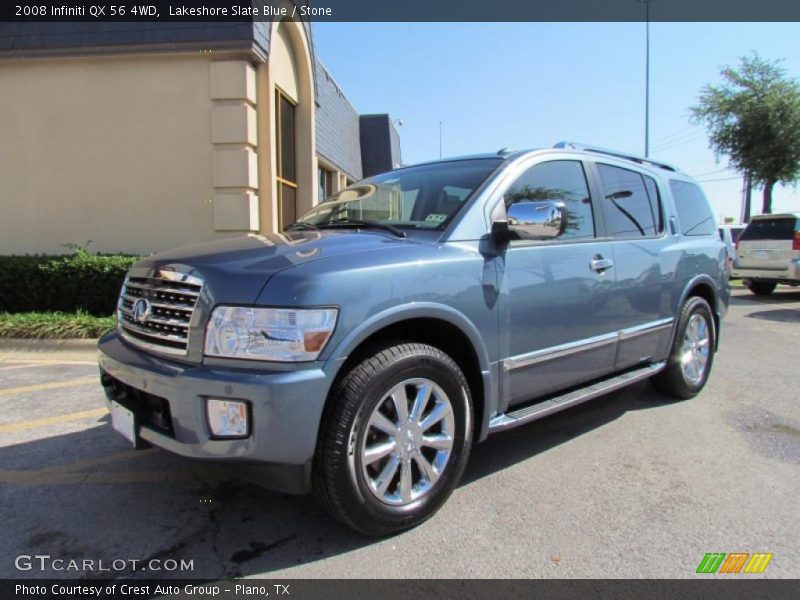 Lakeshore Slate Blue / Stone 2008 Infiniti QX 56 4WD