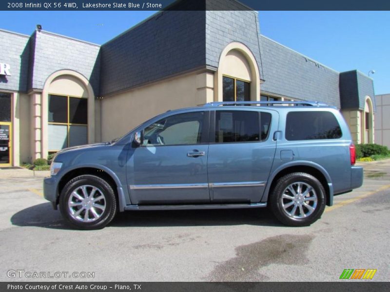 Lakeshore Slate Blue / Stone 2008 Infiniti QX 56 4WD