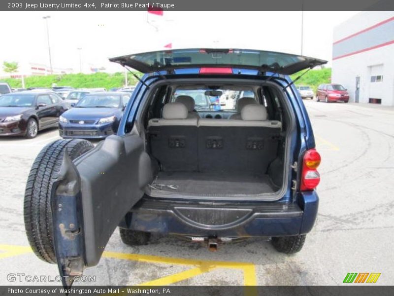 Patriot Blue Pearl / Taupe 2003 Jeep Liberty Limited 4x4