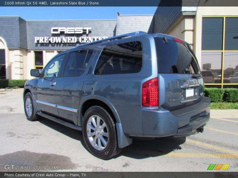 Lakeshore Slate Blue / Stone 2008 Infiniti QX 56 4WD