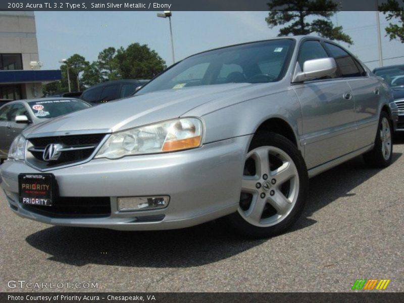 Satin Silver Metallic / Ebony 2003 Acura TL 3.2 Type S
