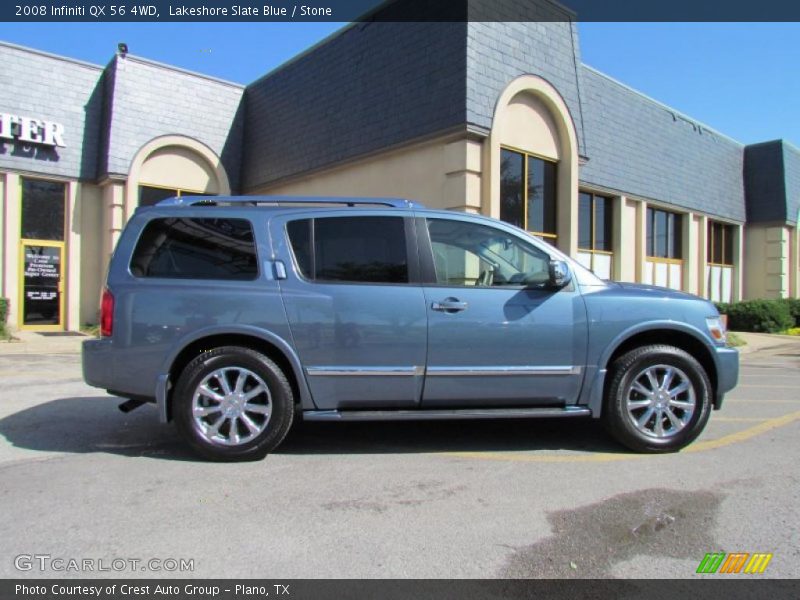 Lakeshore Slate Blue / Stone 2008 Infiniti QX 56 4WD