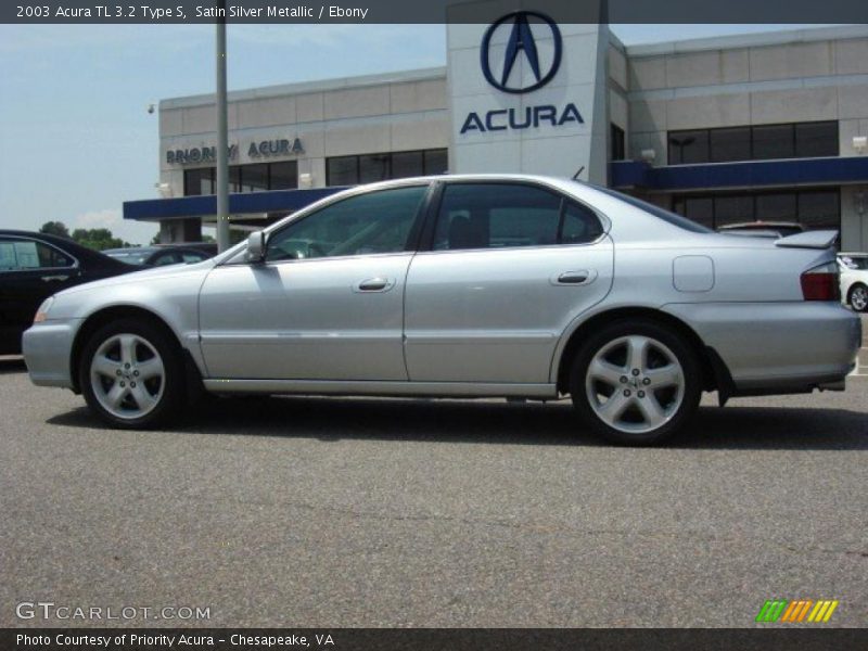 Satin Silver Metallic / Ebony 2003 Acura TL 3.2 Type S