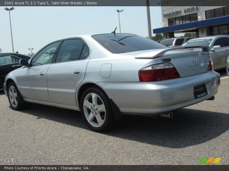 Satin Silver Metallic / Ebony 2003 Acura TL 3.2 Type S