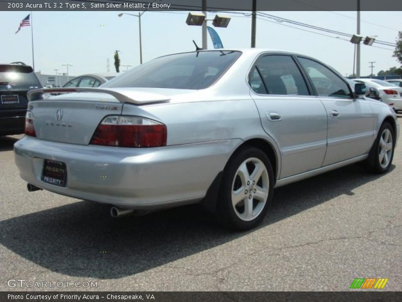 Satin Silver Metallic / Ebony 2003 Acura TL 3.2 Type S