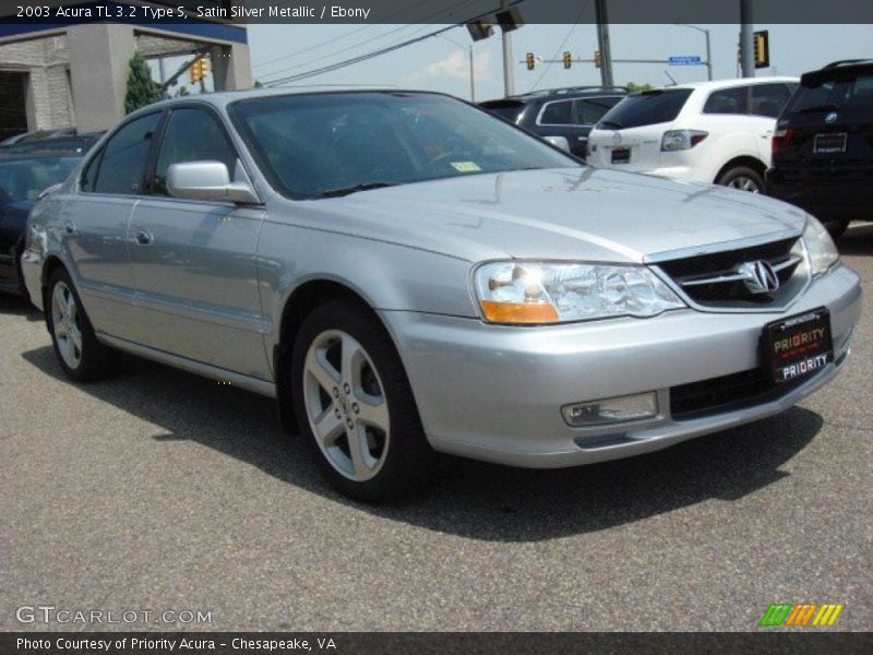 Satin Silver Metallic / Ebony 2003 Acura TL 3.2 Type S