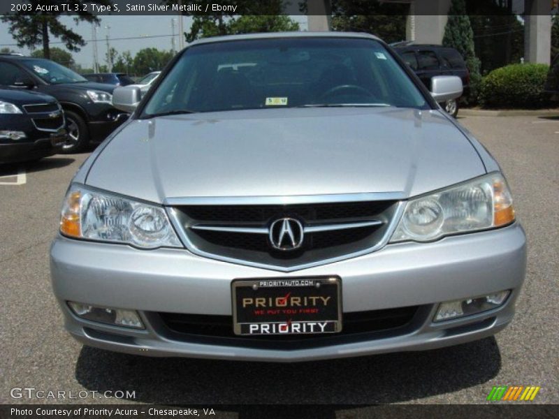 Satin Silver Metallic / Ebony 2003 Acura TL 3.2 Type S