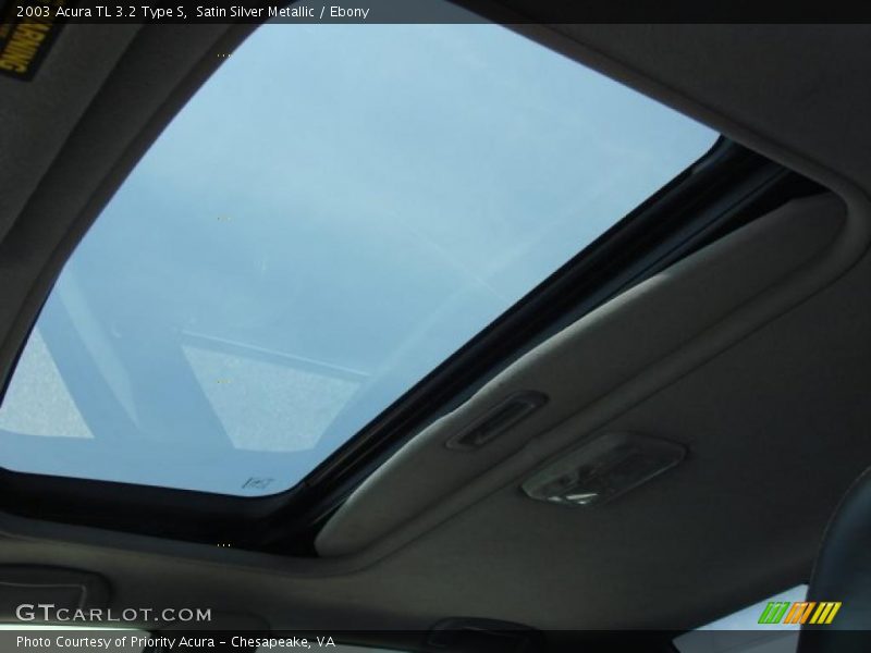 Satin Silver Metallic / Ebony 2003 Acura TL 3.2 Type S