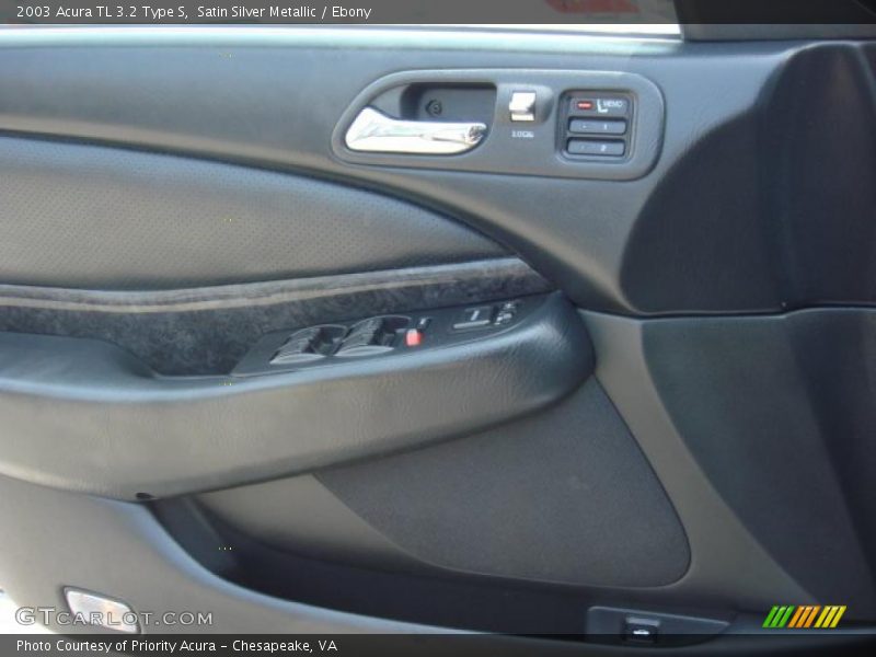 Satin Silver Metallic / Ebony 2003 Acura TL 3.2 Type S