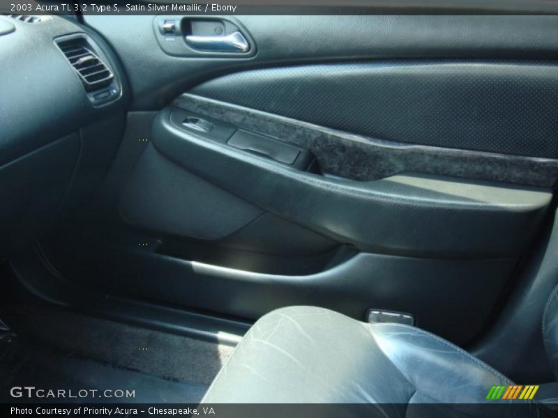 Satin Silver Metallic / Ebony 2003 Acura TL 3.2 Type S