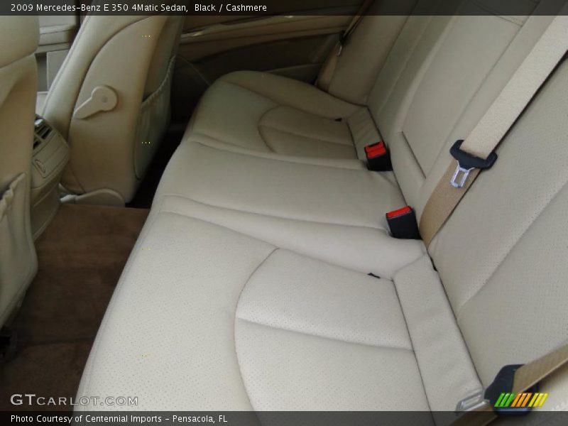 Black / Cashmere 2009 Mercedes-Benz E 350 4Matic Sedan