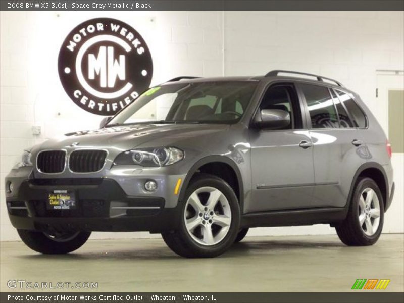 Space Grey Metallic / Black 2008 BMW X5 3.0si