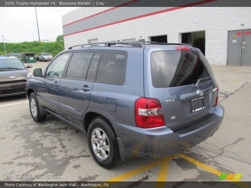 Bluestone Metallic / Gray 2005 Toyota Highlander V6